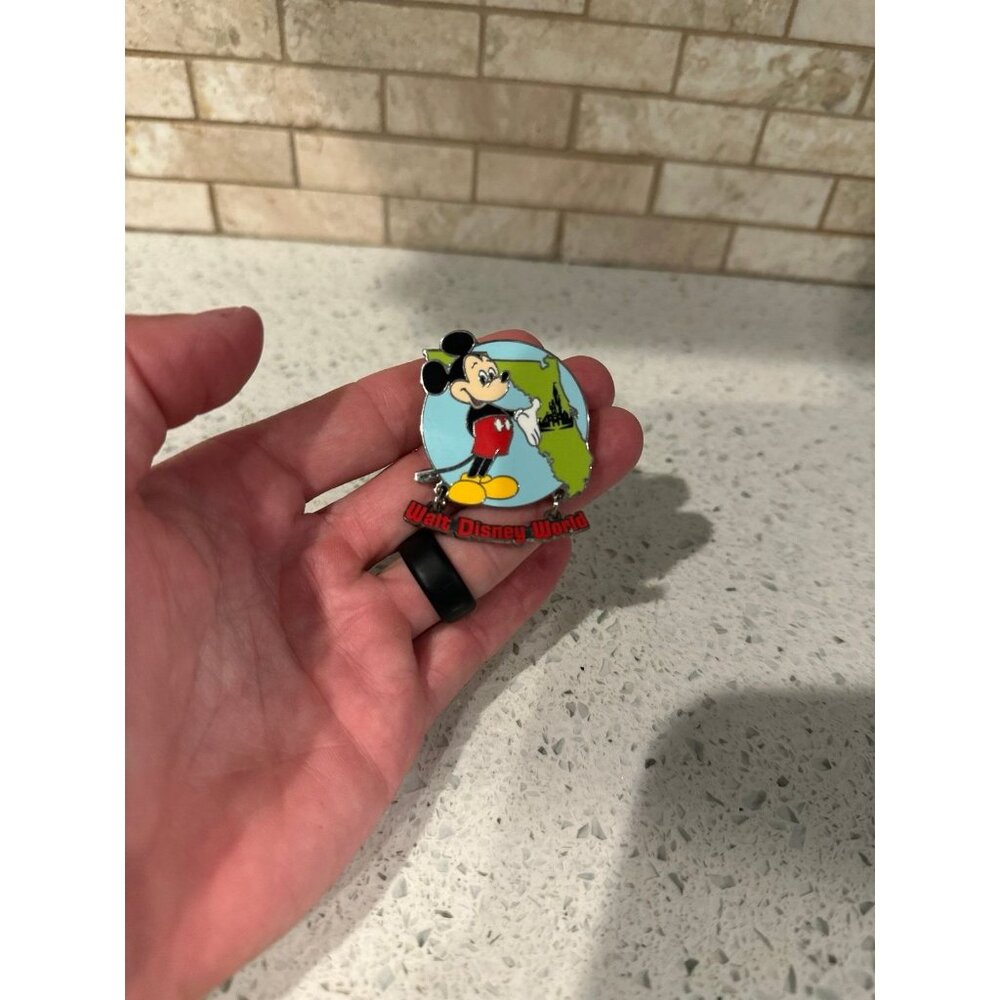 Walt Disney World Mickey and Friends 50th Anniversary Florida Map Pin